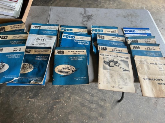 Large asst. of Ford/ New Holland Manuals