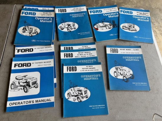 Large asst. of Ford/ New Holland Manuals