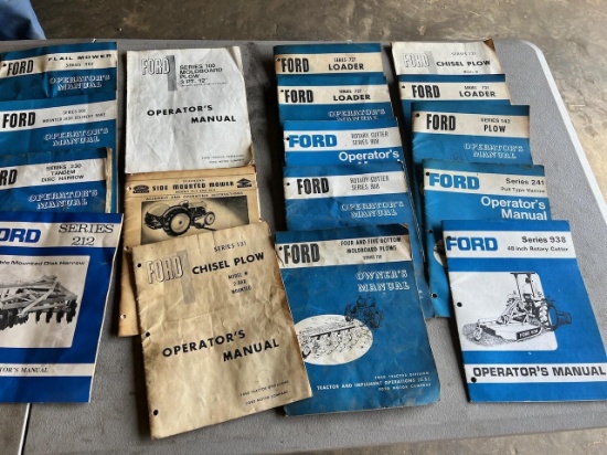 Large asst. of Ford/ New Holland Manuals
