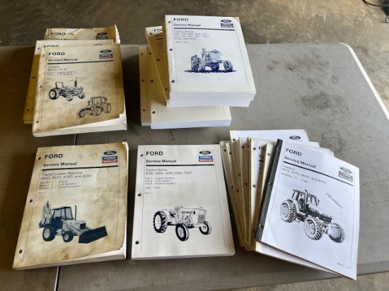 Large asst. of Ford/ New Holland Manuals