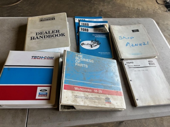Large asst. of Ford/ New Holland Manuals