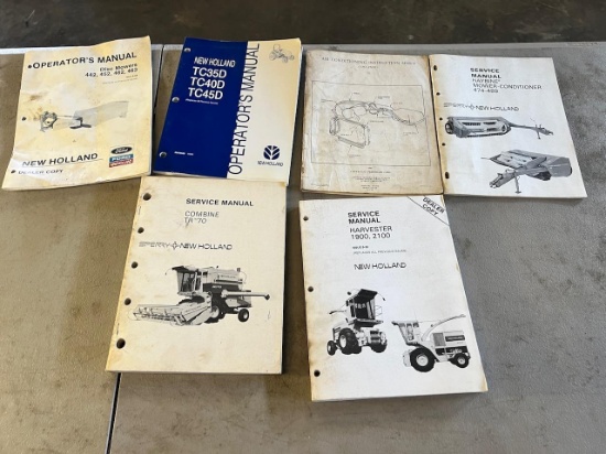 Nice asst. of Ford/ New Holland Manuals