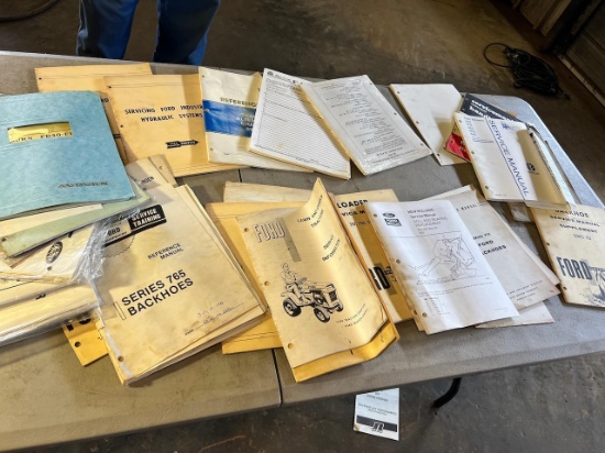 Large asst. of Ford/ New Holland Manuals