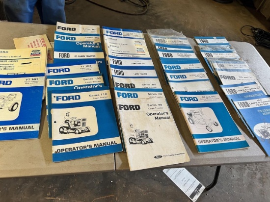 Large asst. of Ford/ New Holland Manuals