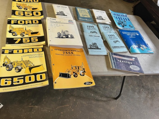 Large asst. of Ford/ New Holland Manuals