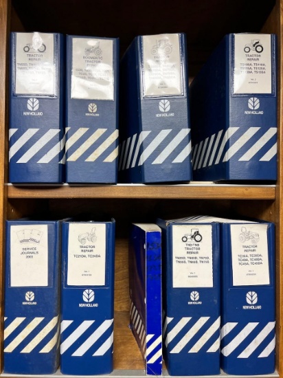 Large asst. of New Holland Manuals- as pictured