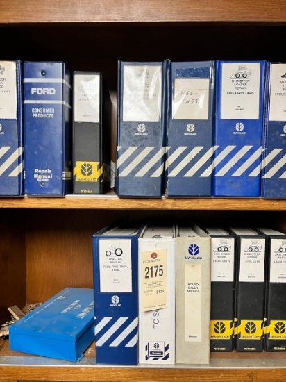 Large asst. of New Holland Manuals- as pictured