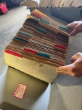 HUGE Set of shop manuals in desktop holder, Ford/ New Holland