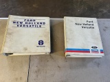 2- Ford New Holland Manuals- as pictured