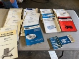 Large asst. of Ford/ New Holland Manuals