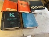 5- Asst Service Manuals- as pictured