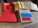 Large asst. of Ford/ New Holland Manuals, including a vintage Snap-On tools master catalog
