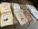 Large asst. of Ford/ New Holland/ Misc Manuals