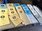 Large asst. of Ford/ New Holland/ Misc Manuals