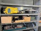 Shelf Cleanoff of misc tools and more