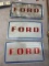 3- Ford Name badges, approx 14 inches wide, sells times the money
