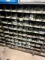 Metal parts sorter, LOADED with bolts and hardware, 35 x 42 inches