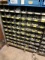 Metal parts sorter, LOADED with bolts and hardware, 35 x 42 inches