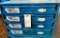 Kimball Midwest 4 drawer hardware cabinet w/ misc contents, Approx. 21 x 17 x 15