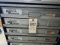 Kimball Midwest 4 drawer hardware cabinet w/ misc contents, Approx. 21 x 17 x 15