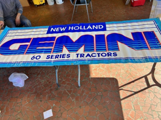 Gemini Tractors Banner, approx 8 ft long