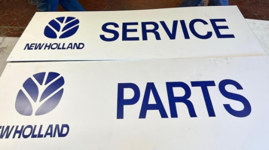 Foamcore New Holland signs, 24 x 72 each
