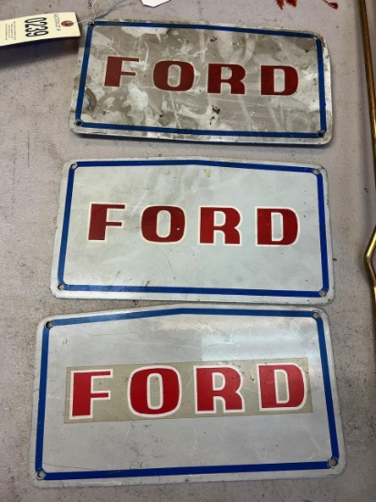 3- Ford Name badges, approx 14 inches wide, sells times the money