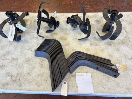 Lot of Asst. tiller tines, see pics for parts numbers