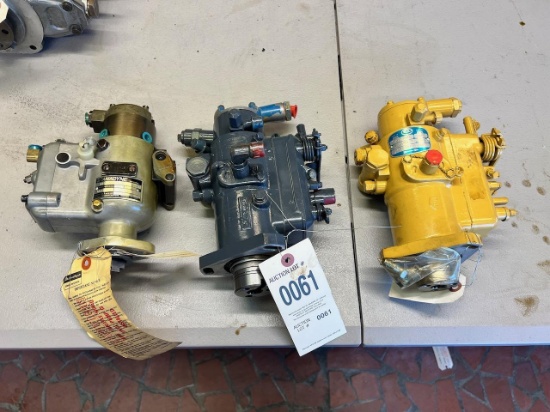 Lot of 3 hydraulic injector pumps, sells times the money