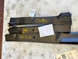 Lot of Asst. mower blades, see pics for parts numbers