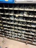 Metal parts sorter, LOADED with bolts and hardware, 35 x 42 inches