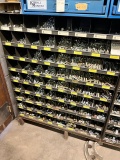 Metal parts sorter, LOADED with bolts and hardware, 35 x 42 inches