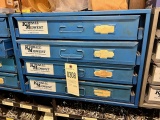 Kimball Midwest 4 drawer hardware cabinet w/ misc contents, Approx. 21 x 17 x 15