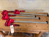 4 Bessey 24-inch Clamps