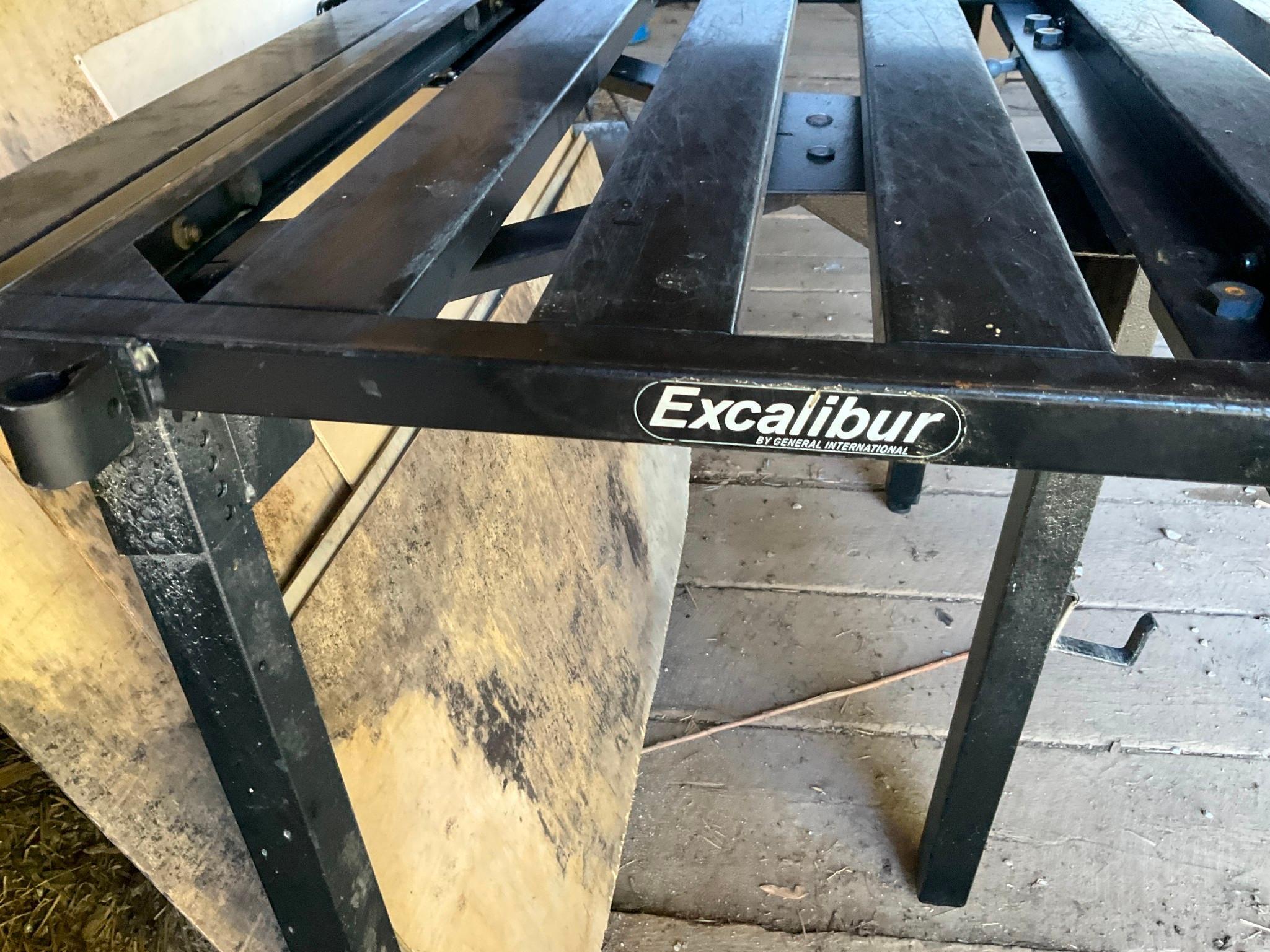 Excalibur sliding 2024 table for sale