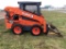 (INV508) 2017 Kubota Model SSV65 Skid Loader with Bucket, 2 Speed With Auxiliary Hydraulics