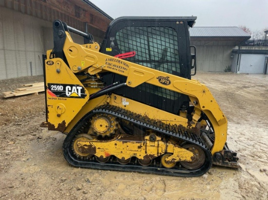 (INV50015) Cat Model 259D Track Skid Loader