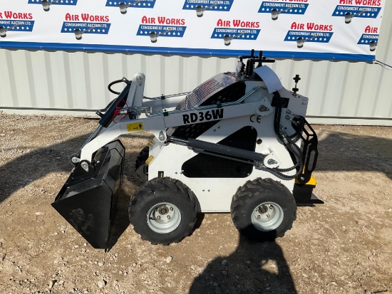 (INV572) New Unused 2023 Roda Mini Skid Loader with Auxillry Hydraulics