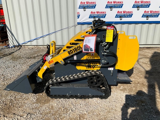 (INV573) New Unused 2023 Roda Mini Trac Loader with Auxiliary Hydraulics