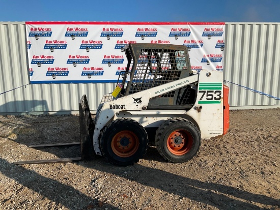 (INV553) 2003 Bobcat Model 753 Skid Steer 1289 Hrs. Lightly Used
