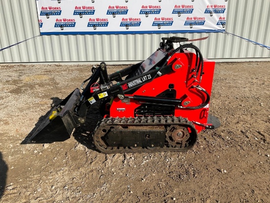 (INV558) New Unused AGT Industrial Mini Trac Skid Steer with Auxiliary Hydraulics