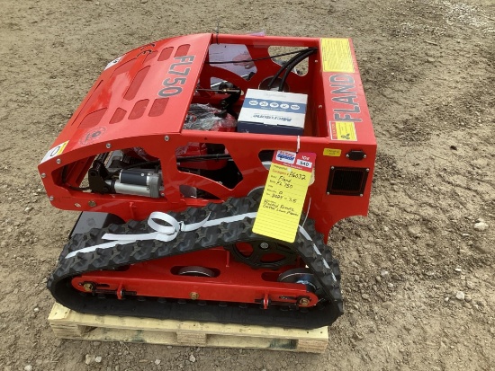 (INV540) New Unused Fland Model FL 750 Tracked Remote Control Lawnmower