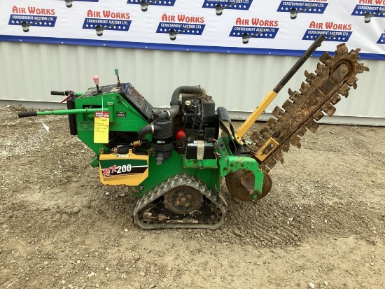 (INV521) 2017 Vermeer Model RTX200 Track Trencher