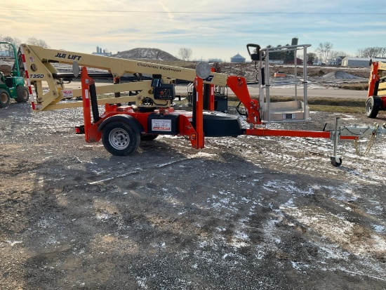 (INV50090) 2022 JLG Model T350 Tow Behind 30' Boom Lift Like New