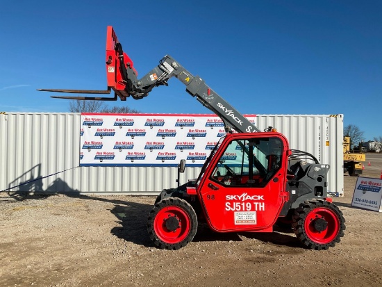(INV50086) 2021 Skyjack Model SJ519TH Telehandler, Like New