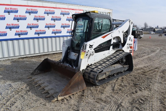 (INV764) 2019 Bobcat T770 Track Skidsteer, 1,223 hrs, Enclosed cab, heat & air