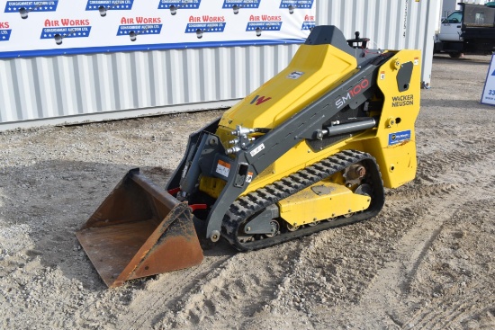 (INV763) 2023 Wacker Neuson SM100 Mini Track Skidsteer LIKE NEW!! 133HRS!!