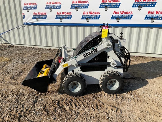 (INV585) New Unused 2023 Roda Mini Skid Steer with auxiliary Hydraulics