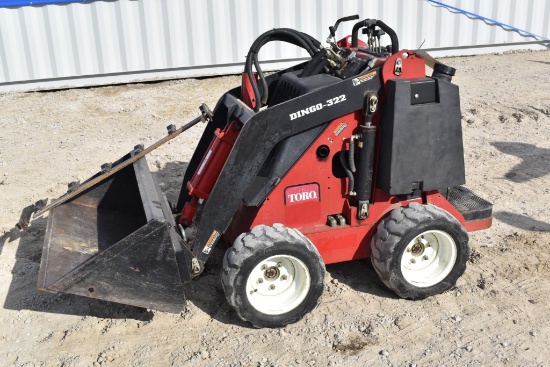 (INV503) Toro Dingo Model 22305 Dingo Mini Tracked Loader with Auxiliary Hyd.