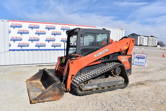 (INV50122) 2017 Kubota Model SVL90-2 Tracked Skid Loader